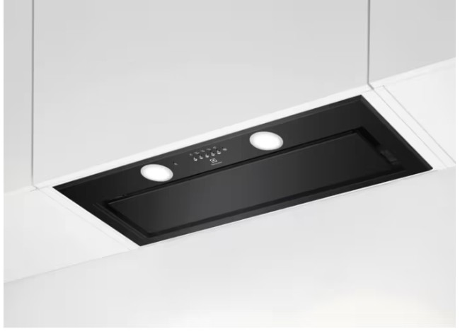 Electrolux LFG719R kürtőbe építhető konyhai elszívó, 77x30x33.1 cm, fekete szín 