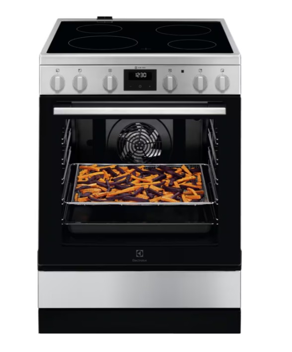 Electrolux LKR64020CX kerámialapos tűzhely, 73L, 59.6x60x85 cm, inox 