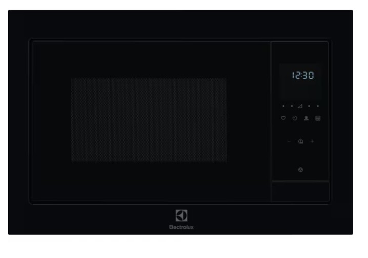 Electrolux LMS4253TBK beépíthető mikrohullámú sütő, 23L, 900W, 59.5x40x38.8 cm, fekete szín 