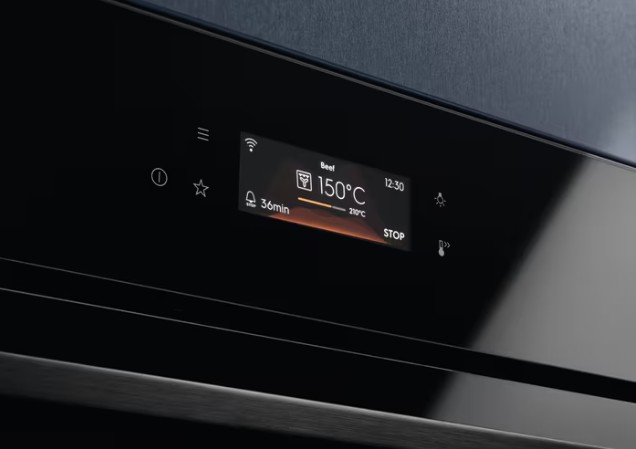 Electrolux LVL8E09Z beépíthető kompakt sütő és mikró, 44L, Wifi, 59.5x56.7x45.5 cm, fekete szín 