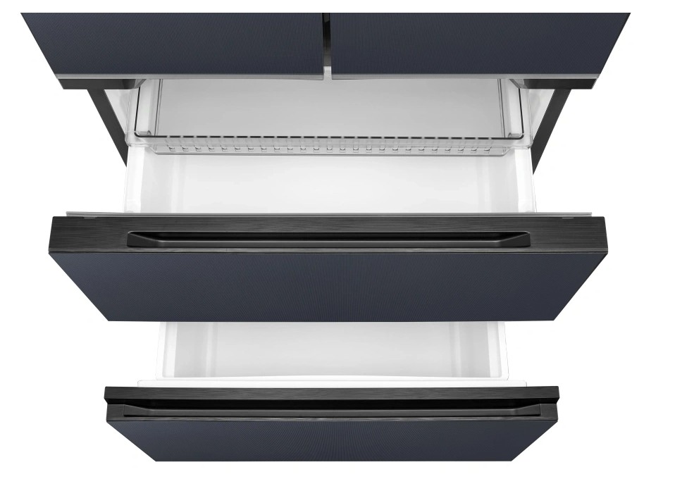 Midea MDRF600BIE70 No Frost side by side hűtőszekrény francia ajtós kialakítással, 276/159L, inverter kompresszor, 73.5x60x191 cm, sötét inox szín 