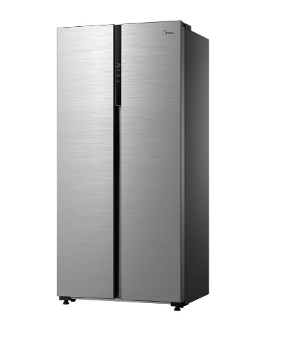 Midea MDRS619FIE46 Total No Frost side by side hűtőszekrény, inverter motor, 271/189L, Wifi, 83.5x63.5x177.5 cm, inox szín 