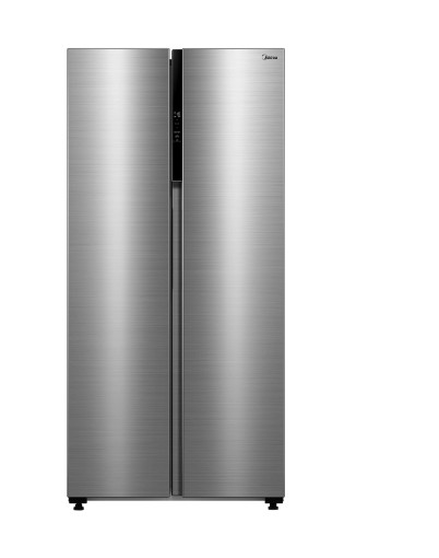Midea MDRS619FIE46 Total No Frost side by side hűtőszekrény, inverter motor, 271/189L, Wifi, 83.5x63.5x177.5 cm, inox szín 