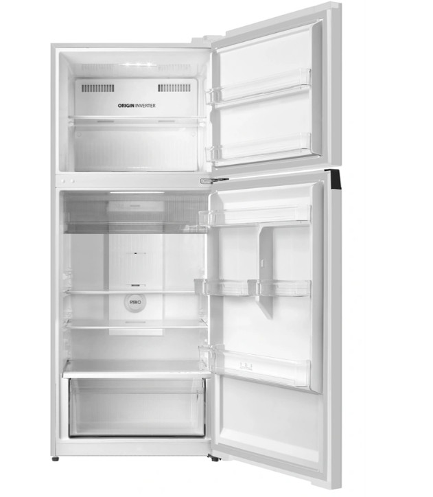Midea MDRT580MTE01E No Frost felülfagyasztós kombinált hűtőszekrény, 306/107L, 70x67x172.3 cm