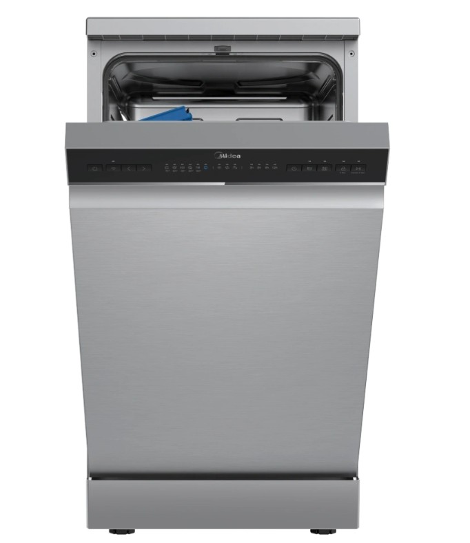 Midea MDWEF1034CSS-WG-EU mosogatógép, 10 teríték, Wifi, 44.8x60x84.5 cm, inox szín 