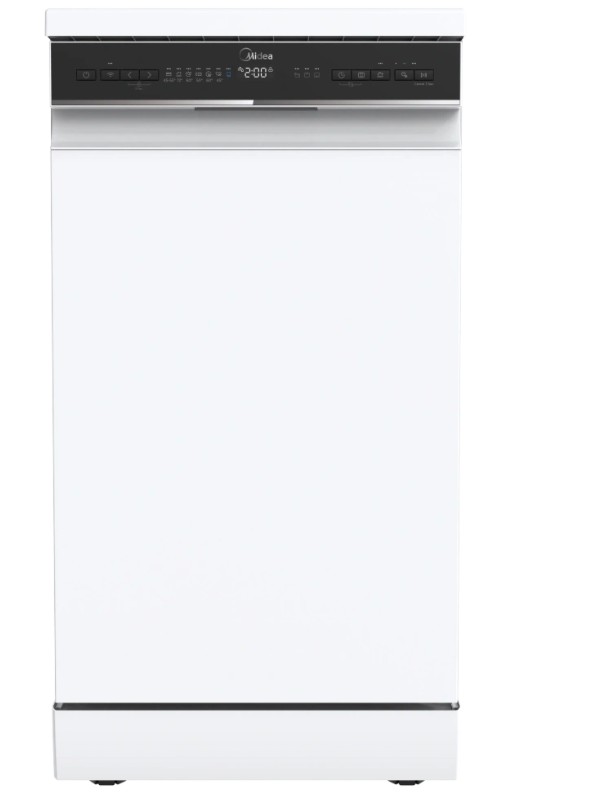 Midea MDWEF1034DW-WC mosogatógép, 10 teríték, inverter motor, Wifi, 3 kosár, automatikus ajtónyitás, 44.8x60x84.5 cm