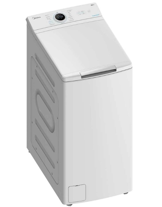 Midea MF100T70BA10/W-HR felültöltős mosógép, 7 kg, inverter motor, 40x61x87.5 cm