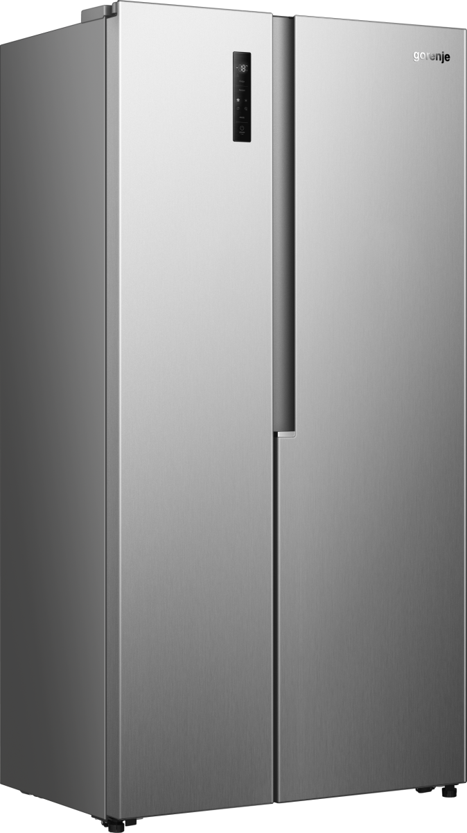 Gorenje NRS917E41X No Frost Plus side by side hűtőszekrény, 347/197L, inverteres kompresszor, 91.1x61.5x178.6 cm, inox szín 
