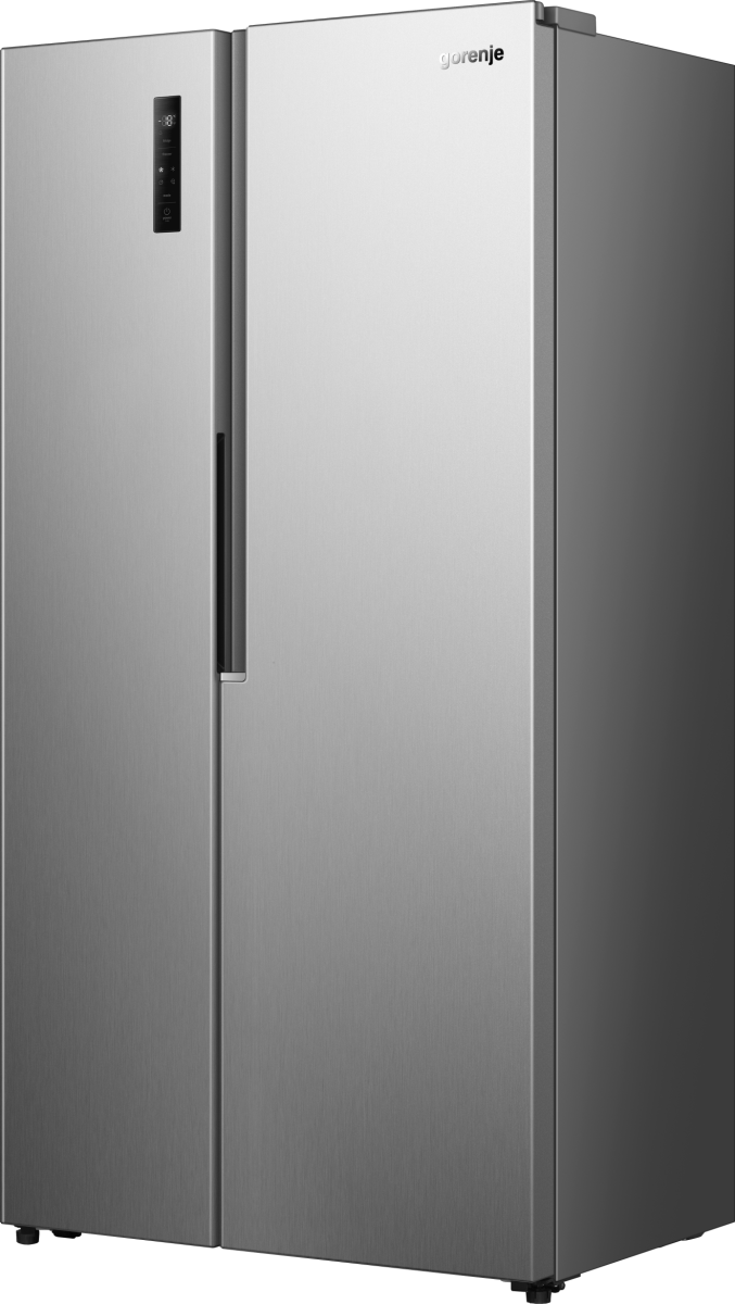 Gorenje NRS917E41X No Frost Plus side by side hűtőszekrény, 347/197L, inverteres kompresszor, 91.1x61.5x178.6 cm, inox szín 