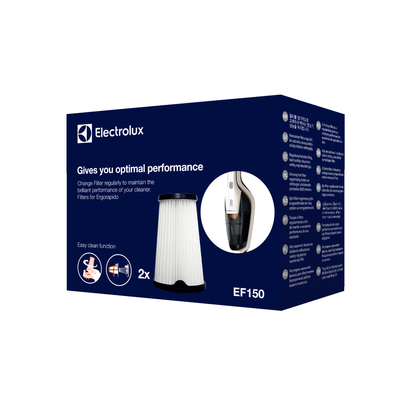 Electrolux EF150 2 db-os szűrőcsomag ErgoRapido®