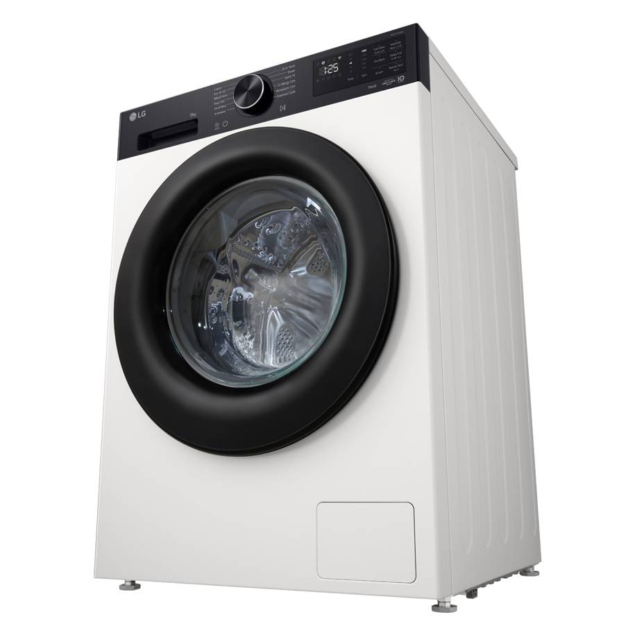 LG F4X5N09NHKP elöltöltős mosógép, 9kg, inverter motor, gőz, Wifi, 60x55x85 cm