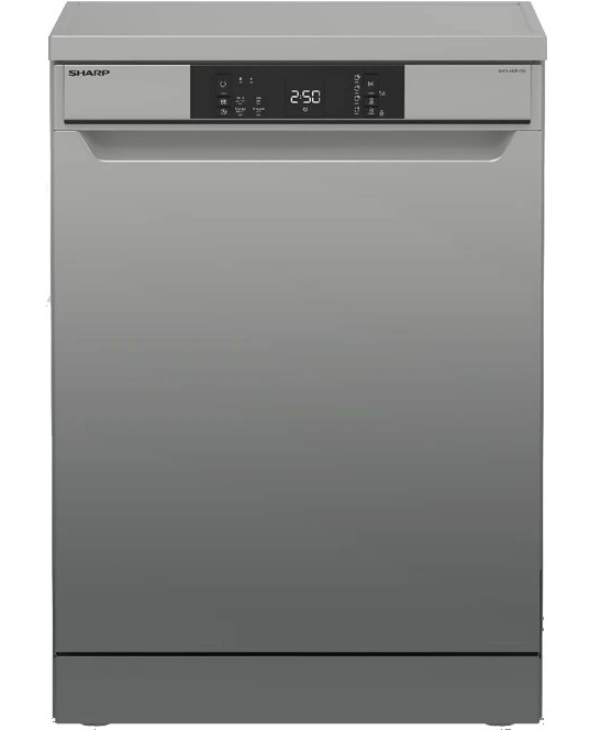 Sharp QW-NA1EF49D3S-EU mosogatógép, 13 teríték, 59.8x59.8x85 cm, inox szín 