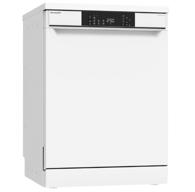 Sharp QW-NA1FF45DW-EU mosogatógép, 16 teríték, 3 kosár, 59.8x59.8x85 cm