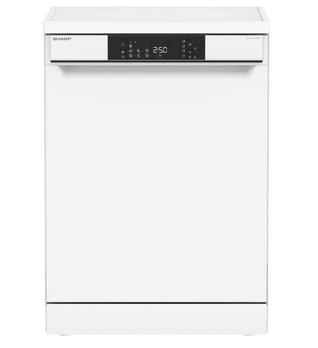 Sharp QW-NA1FF45DW-EU mosogatógép, 16 teríték, 3 kosár, 59.8x59.8x85 cm