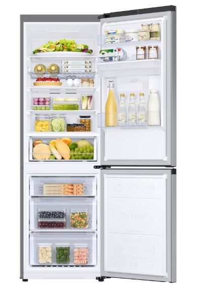 Samsung RB34C652ESA/EF No Frost alulfagyasztós kombinált hűtőszekrény, Wifi, Digitális Inverter Kompresszor, 227/114L, 59.5x65.8x185.3 cm, fémes grafit szín 