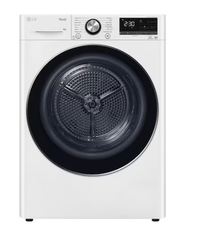 LG RH90V9AV2N hőszivattyús szárítógép, 9 kg, Wifi, inverter motor, 60x66x85 cm