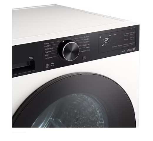 LG RHX5009THB hőszivattyús szárítógép, Wifi, inverter motor, 9 kg, 60x66x85 cm