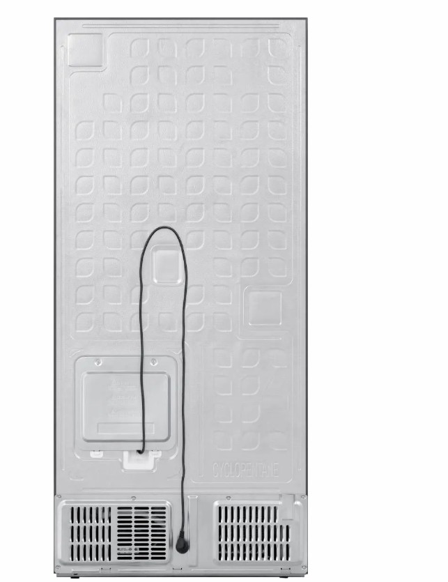 Hisense RQ5P470SAFE Total No Frost side by side hűtőszekrény francia ajtós kialakítással, Wifi, 304/179L, inverter kompresszor, 79.4x69.8x178.5 cm, fekete szín