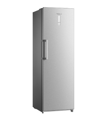 Tesla RS3600FMX inox egyajtós hűtőszekrény, 362L, 59.5x61.8x185 cm 
