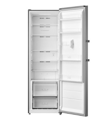 Tesla RS3600FMX inox egyajtós hűtőszekrény, 362L, 59.5x61.8x185 cm 