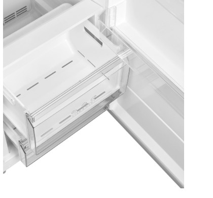 Tesla RS3600FMX inox egyajtós hűtőszekrény, 362L, 59.5x61.8x185 cm 