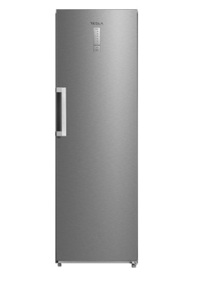 Tesla RS3600FMX inox egyajtós hűtőszekrény, 362L, 59.5x61.8x185 cm 