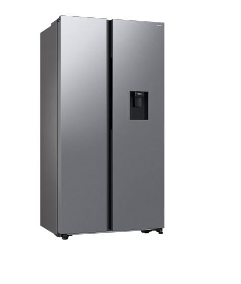 Samsung RS57DG410EM9EO No Frost side by side hűtőszekrény, 370/208L, Digitalis Inverter Kompresszor, Wifi, 91.2x65.4x178 cm, matt ezüst szín