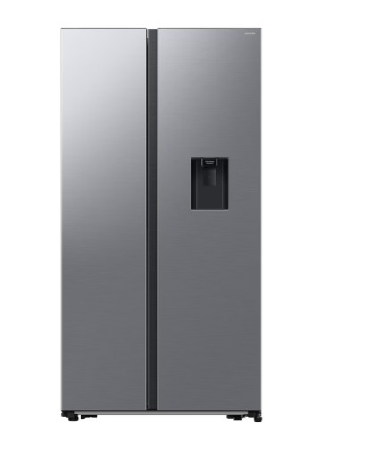 Samsung RS57DG410EM9EO No Frost side by side hűtőszekrény, 370/208L, Digitalis Inverter Kompresszor, Wifi, 91.2x65.4x178 cm, matt ezüst szín