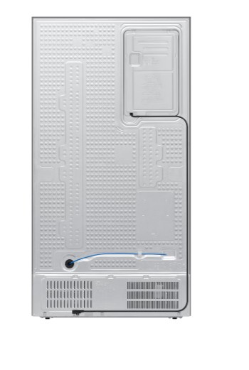 Samsung RS70F64KEFEO side by side hűtőszekrény, 420/220L, AI inverteres kompresszor, Wifi, 91.2x72.6x178.4 cm, fekete DOI szín 