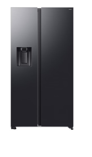 Samsung RS70F64KEFEO side by side hűtőszekrény, 420/220L, AI inverteres kompresszor, Wifi, 91.2x72.6x178.4 cm, fekete DOI szín 