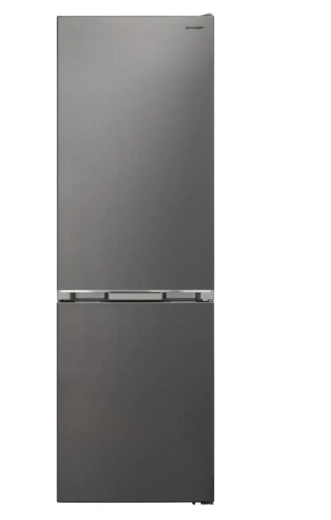 Sharp SJ-NBA11DMXPE-EU No Frost alulfagyasztós kombinált hűtőszekrény, 230/101L, 59.5x65x186 cm, sötét inox szín 
