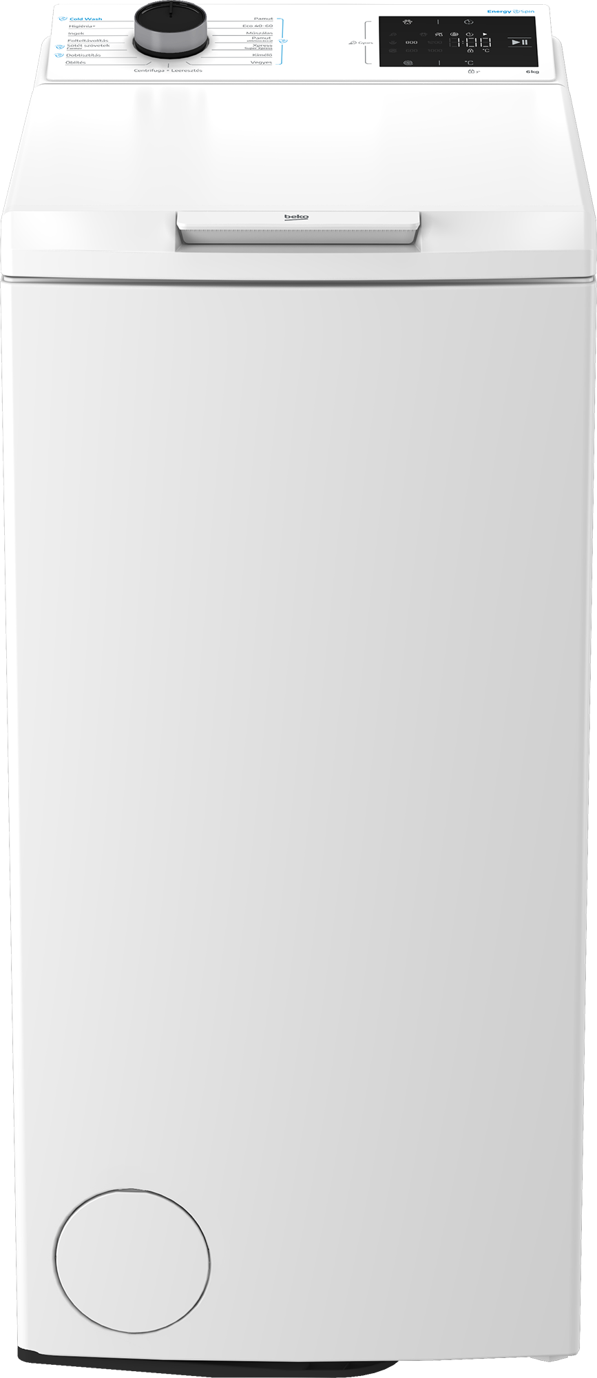 Beko TB621EESEE felültöltős mosógép, 6 kg, 40x60x90 cm