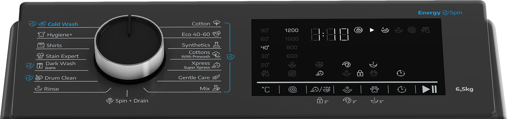 Beko TB6521DAESEE felültöltős mosógép, 6.5 kg, 40x60x90 cm