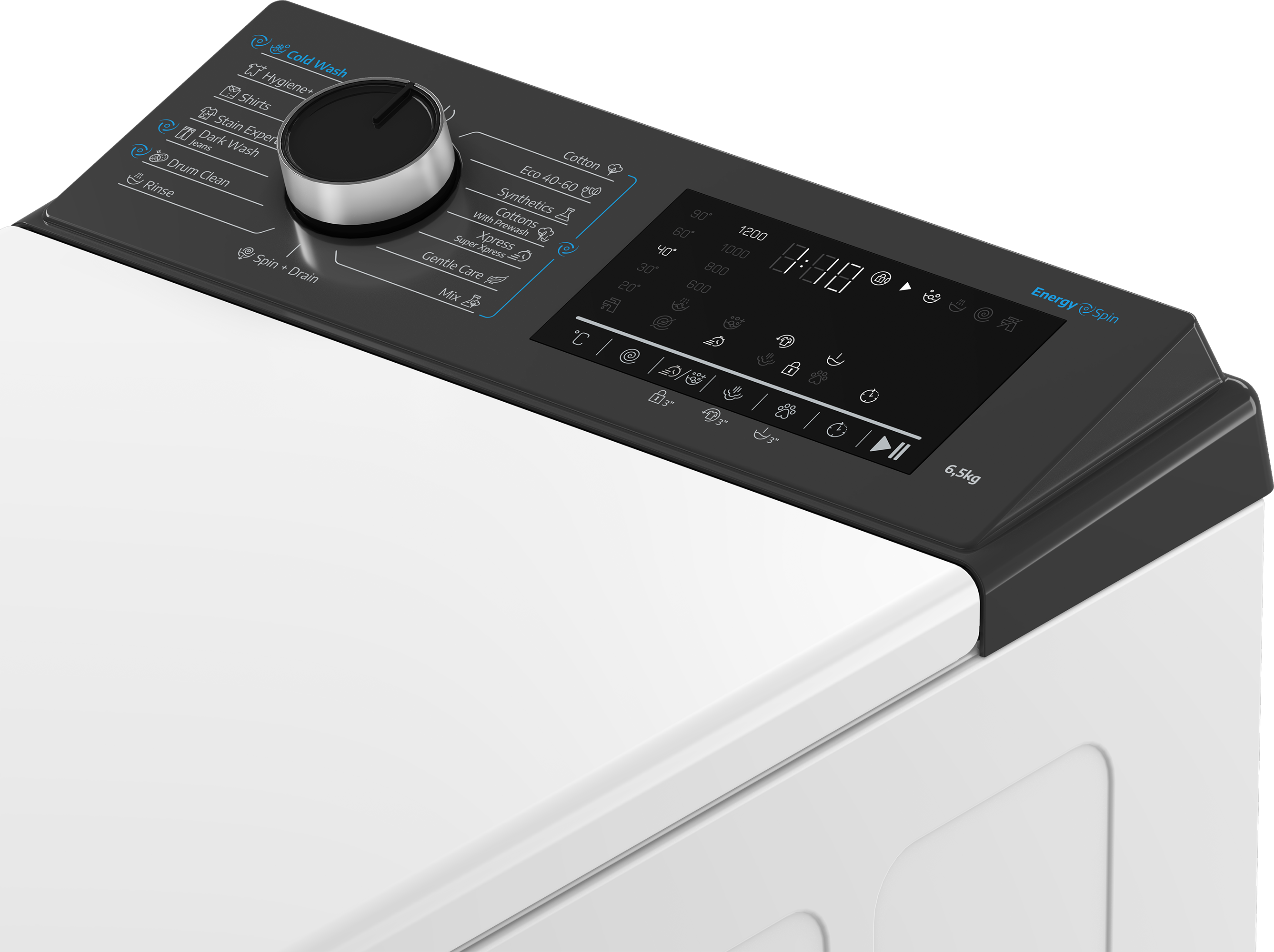 Beko TB6521DAESEE felültöltős mosógép, 6.5 kg, 40x60x90 cm