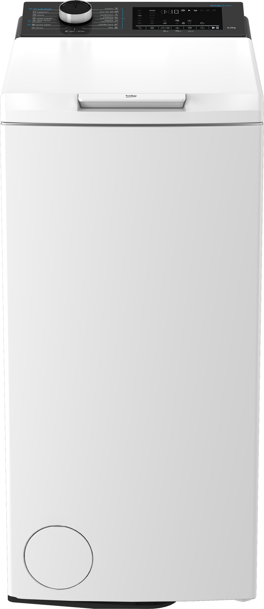 Beko TB6521DAESEE felültöltős mosógép, 6.5 kg, 40x60x90 cm