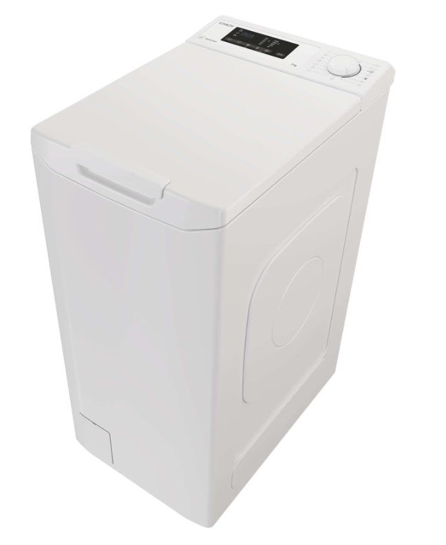 Candy TCA273D2-S felültöltős mosógép, 7 kg, Wifi, 40.5x60x86 cm