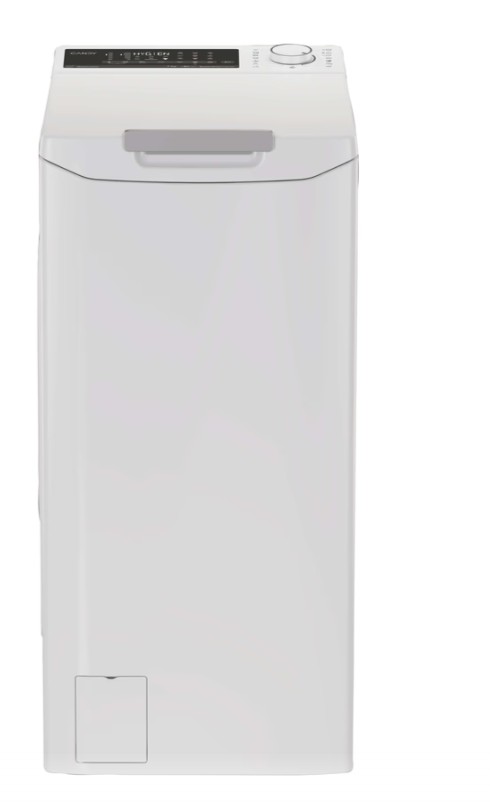 Candy TCAS 276TM6-S  felültöltős mosógép, 7 kg, Wifi, gőz, inverter motor, 40.5x60x86 cm