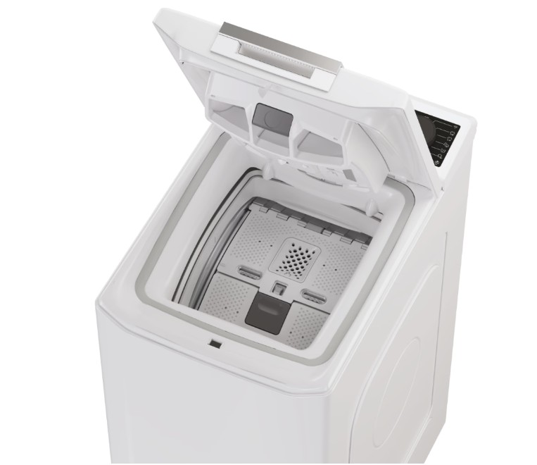 Haier THASN476TM4-S felültöltős mosógép, 7 kg, inverter motor, gőz, Wifi, 40.5x60x86 cm