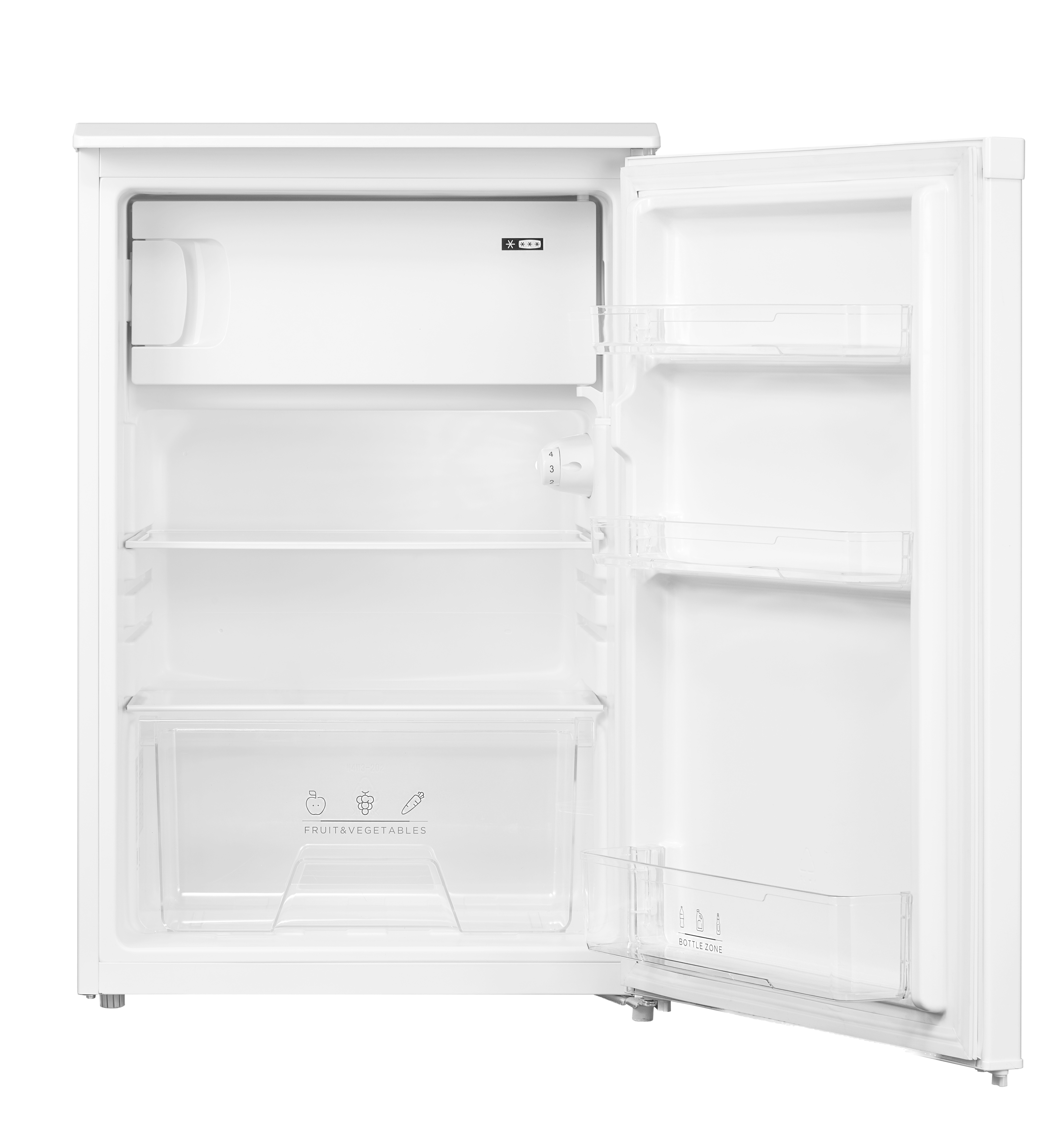 Vivax TTR-116E+ egyajtós hűtőszekrény, 97/16L, 55.3x57.4x84.5 cm