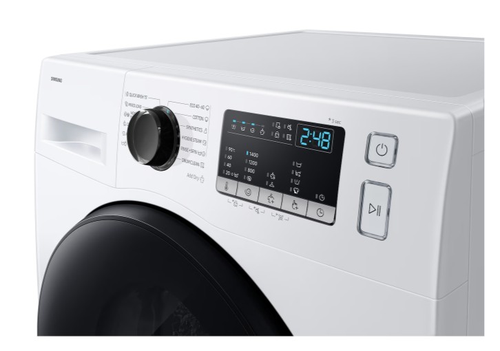 Samsung WD80HG4U04BELE mosó-szárítógép, 8/6kg, gőz, inverter motor, 60x64.5x85 cm 