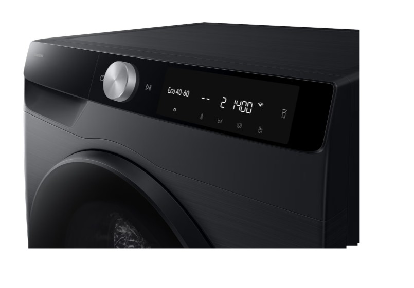 Samsung WD90DG6G94BBU4 mosó-szárítógép, 9/5 kg, inverter motor, gőz, Wifi, 60x49x85 cm, fekete szín