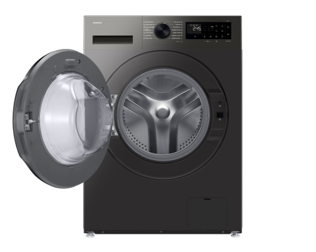 Samsung WD90HG5U34BXLE mosó-szárítógép, 9/6 kg, Wifi, inverter motor, gőz, 60x64.5x85 cm, csiszolt inox szín 