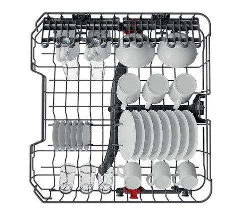 Whirlpool WH2IFC14BN6 teljesen beépíthető mosogatógép, 14 teríték, 3 kosár, automatikus ajtónyitás, 59.8x55.5x82 cm