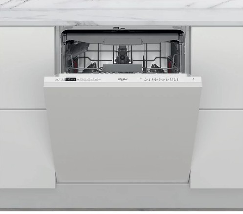 Whirlpool WH2IFC14BN6 teljesen beépíthető mosogatógép, 14 teríték, 3 kosár, automatikus ajtónyitás, 59.8x55.5x82 cm
