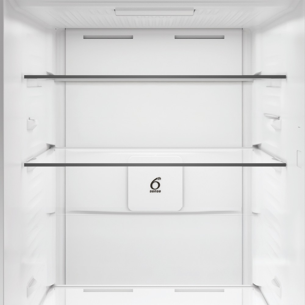Whirlpool WHK 22412 X5EA Total No Frost alulfagyasztós kombinált hűtőszekrény, 297/118L, 59.5x67.3x203.5 cm, inox szín