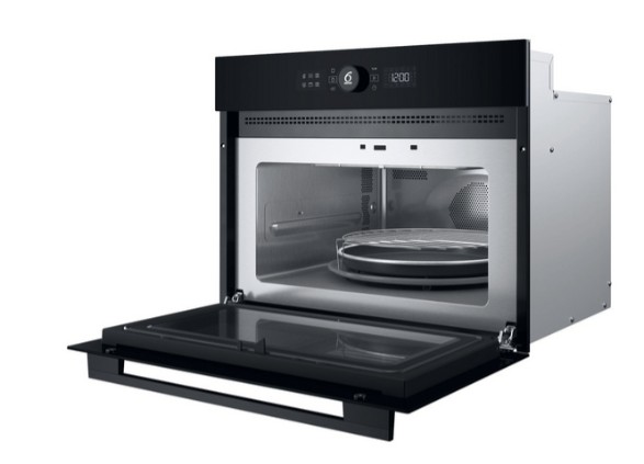 Whirlpool WMW54HMB beépíthető mikrohullámú sütő, 40L, 900W, 59.5x56x45.5 cm, fekete szín 