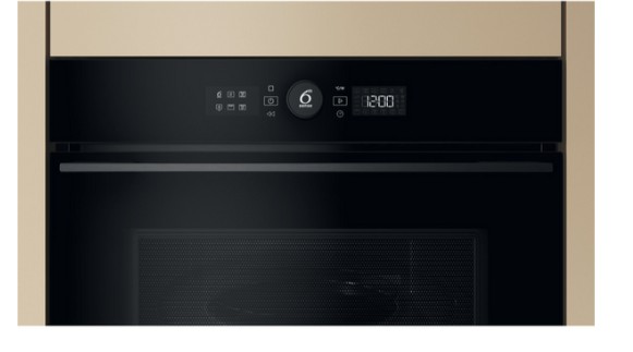 Whirlpool WMW54HMB beépíthető mikrohullámú sütő, 40L, 900W, 59.5x56x45.5 cm, fekete szín 