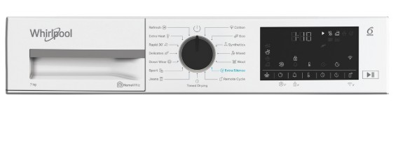 Whirlpool WPS C7X WBS EE hőszivattyús szárítógép, 7 kg, inverter motor, 59.7x54.5x84.6 cm