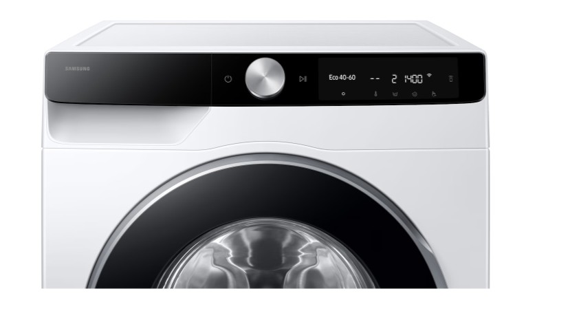 Samsung WW90DG6G94LKU4 elöltöltős mosógép, 9 kg, Wifi, inverter motor, 60x48x85 cm