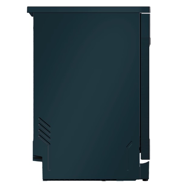Haier XF 4A4M4PB mosogatógép, 14 teríték, inverter motor, 3 kosár, Wifi, automatikus ajtónyitás, 59.7x59.8x85 cm, fekete szín